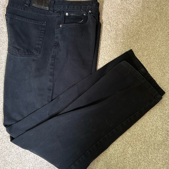 Calvin Klein Jeans Denim - Calvin Klein Black Straight Leg Jeans Timeless Comfort